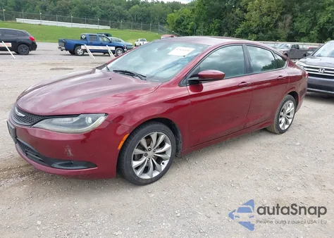 2015 Chrysler 200 S from USA, damaged, VIN 1C3CCCBB3FN724737